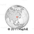 Outline Map of Mancheng