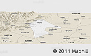 Classic Style Panoramic Map of Mancheng