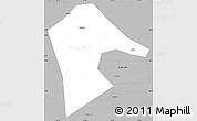 Gray Simple Map of Mancheng