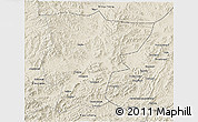 Shaded Relief 3D Map of Pingquan