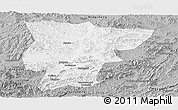 Gray Panoramic Map of Pingquan