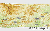 Physical Panoramic Map of Pingquan