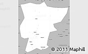 Gray Simple Map of Pingquan