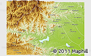 Physical 3D Map of Pingshan