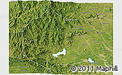 Satellite 3D Map of Pingshan