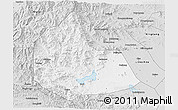 Silver Style 3D Map of Pingshan