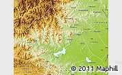 Physical Map of Pingshan