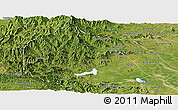 Satellite Panoramic Map of Pingshan