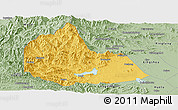 Savanna Style Panoramic Map of Pingshan