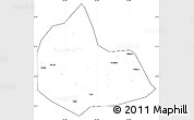 Blank Simple Map of Pingshan, cropped outside