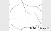 Blank Simple Map of Pingshan, no labels