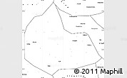 Blank Simple Map of Pingshan