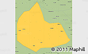 Savanna Style Simple Map of Pingshan