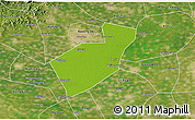 Physical 3D Map of Qing Yuan, satellite outside