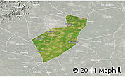 Satellite 3D Map of Qing Yuan, lighten, semi-desaturated