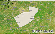 Shaded Relief 3D Map of Qing Yuan, satellite outside