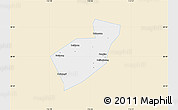 Classic Style Map of Qing Yuan, single color outside