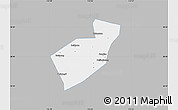 Gray Map of Qing Yuan, single color outside