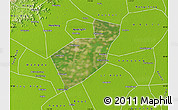 Satellite Map of Qing Yuan, physical outside