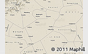 Shaded Relief Map of Qing Yuan