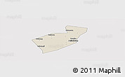 Shaded Relief Panoramic Map of Qing Yuan, cropped outside
