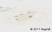 Shaded Relief Panoramic Map of Qing Yuan, lighten