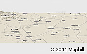 Shaded Relief Panoramic Map of Qing Yuan