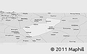 Silver Style Panoramic Map of Qing Yuan