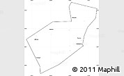 Blank Simple Map of Qing Yuan, cropped outside