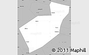 Gray Simple Map of Qing Yuan