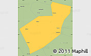 Savanna Style Simple Map of Qing Yuan