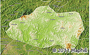 Physical Map of Qinglong, satellite outside