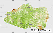 Physical Map of Qinglong, single color outside