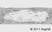 Gray Panoramic Map of Qinglong