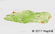 Physical Panoramic Map of Qinglong, cropped outside