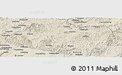 Shaded Relief Panoramic Map of Qinglong