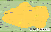 Savanna Style Simple Map of Qinglong