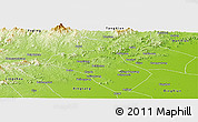Physical Panoramic Map of Quyang