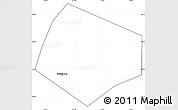 Blank Simple Map of Shijiazhuang Shi, cropped outside