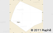 Classic Style Simple Map of Shijiazhuang Shi