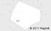 Silver Style Simple Map of Shijiazhuang Shi