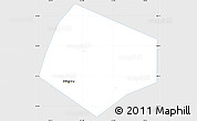 Silver Style Simple Map of Shijiazhuang Shi, single color outside