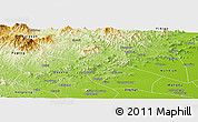 Physical Panoramic Map of Tang Xian