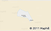 Classic Style 3D Map of Wangdu, single color outside