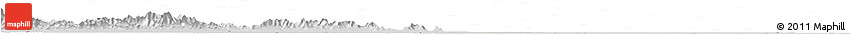 Shaded Relief Horizon Map of Wangdu, desaturated Shaded Relief Horizon Map of Wangdu, desaturated
