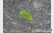 Satellite Map of Wangdu, desaturated