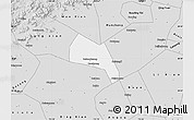 Silver Style Map of Wangdu