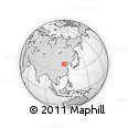 Outline Map of Wangdu