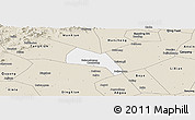 Classic Style Panoramic Map of Wangdu