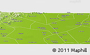 Physical Panoramic Map of Wangdu